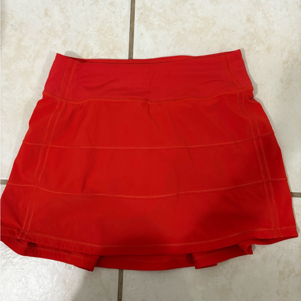 Lululemon Bold Red Skirt